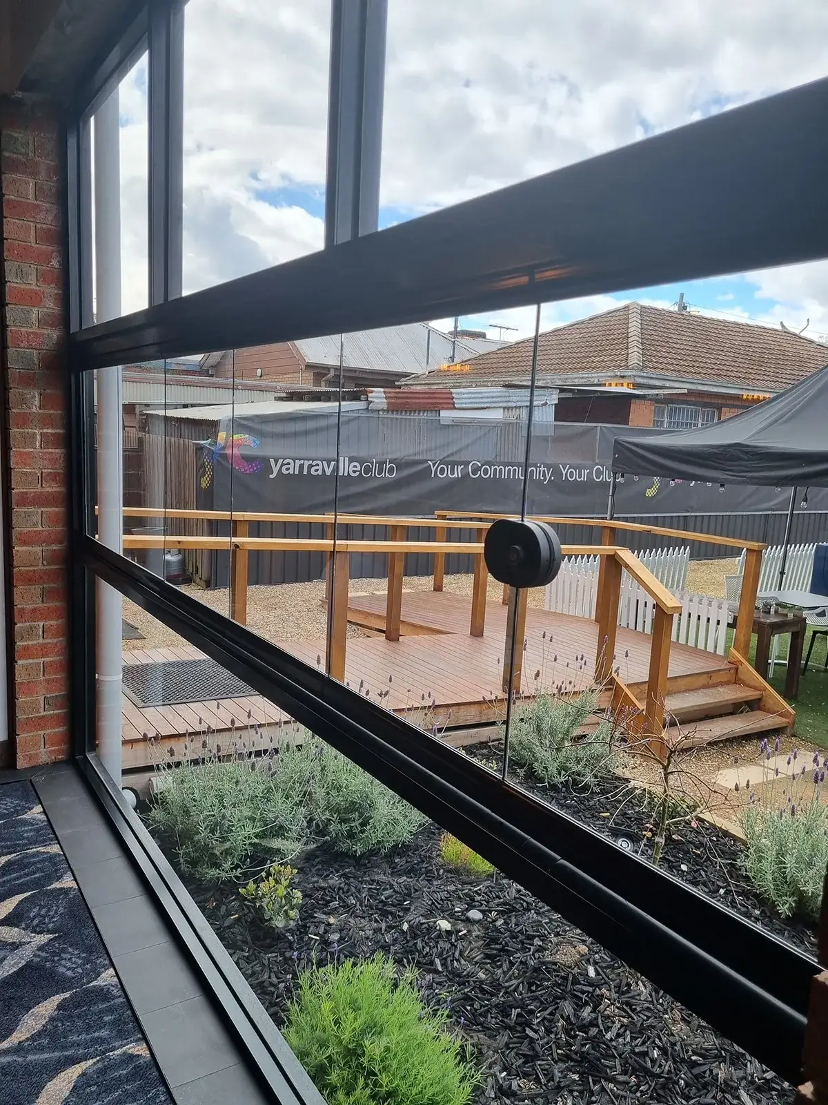 Commercial shop front glazing Melbourne — full-height glass facade