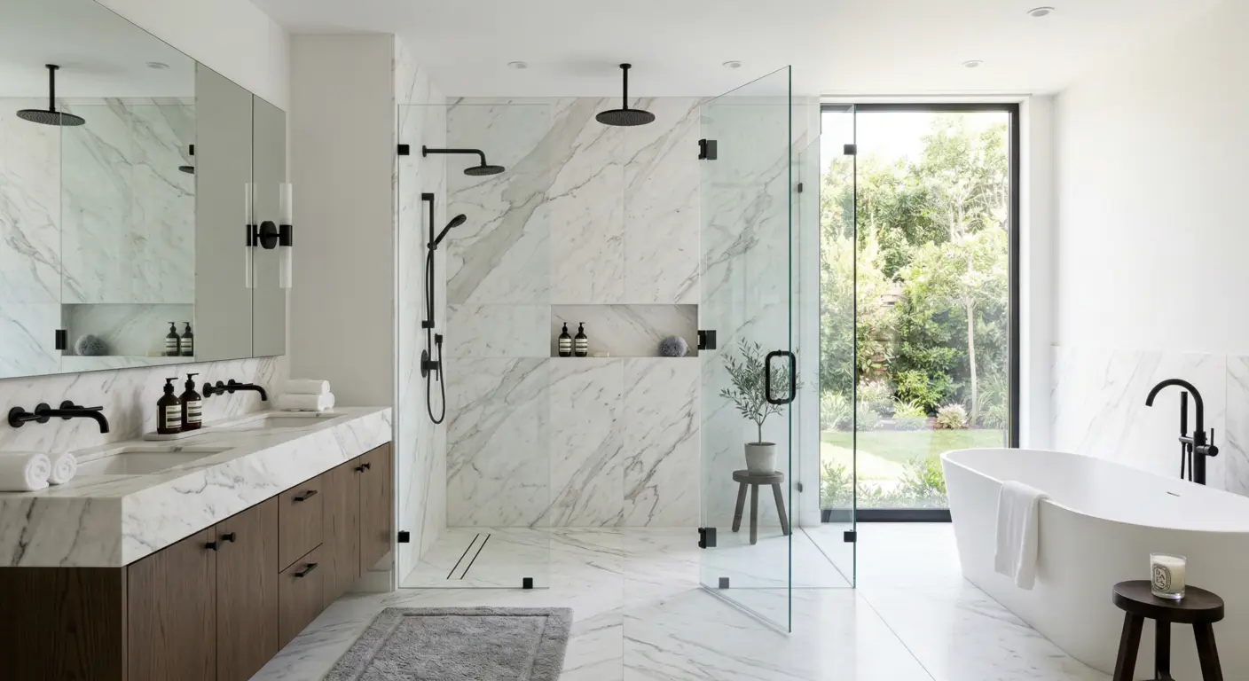 Frameless shower screens Melbourne