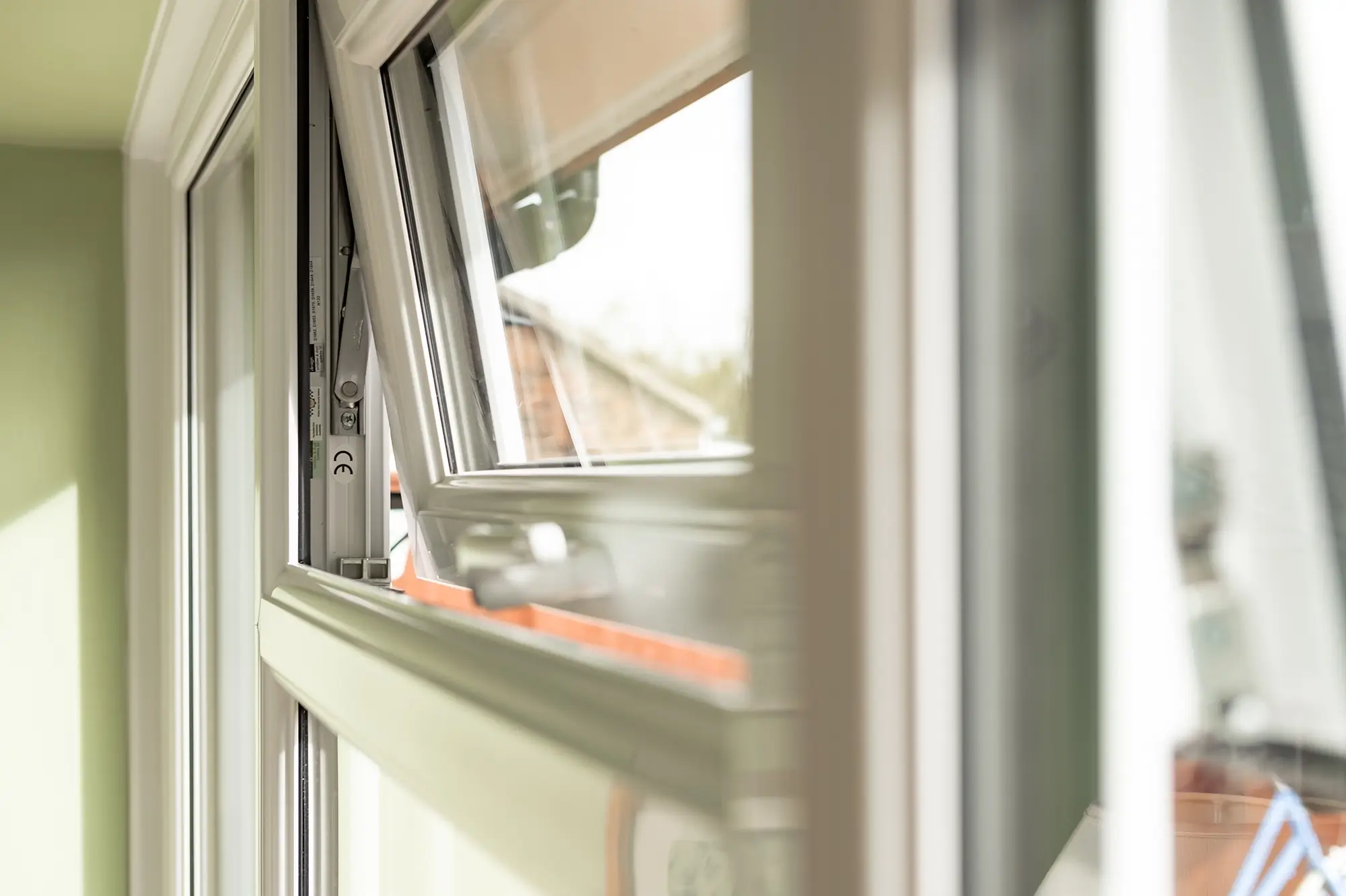Double glazed window close-up — retrofit installation Melbourne